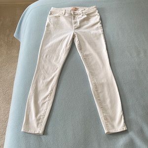 Tory Burch White Skinny Jeans